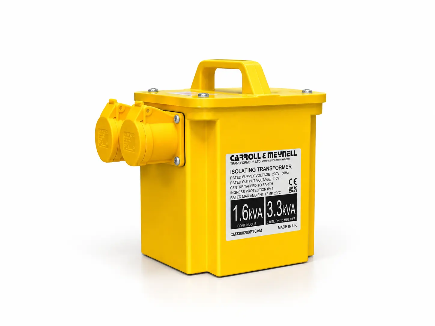 Carroll & Meynell 3.3 kVA Portable Transformer